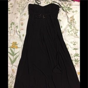 Sequin Hearts black dress